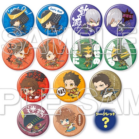 Mame Sengoku Basara 4 Trading Can Badge