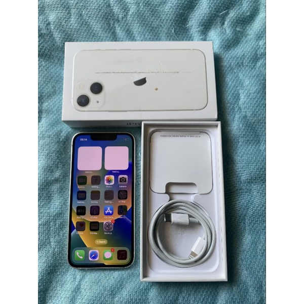iPhone 13 Mini White  BH 85% ex iBox MULUS NO MINUS SINYAL AKTIF PERMANEN