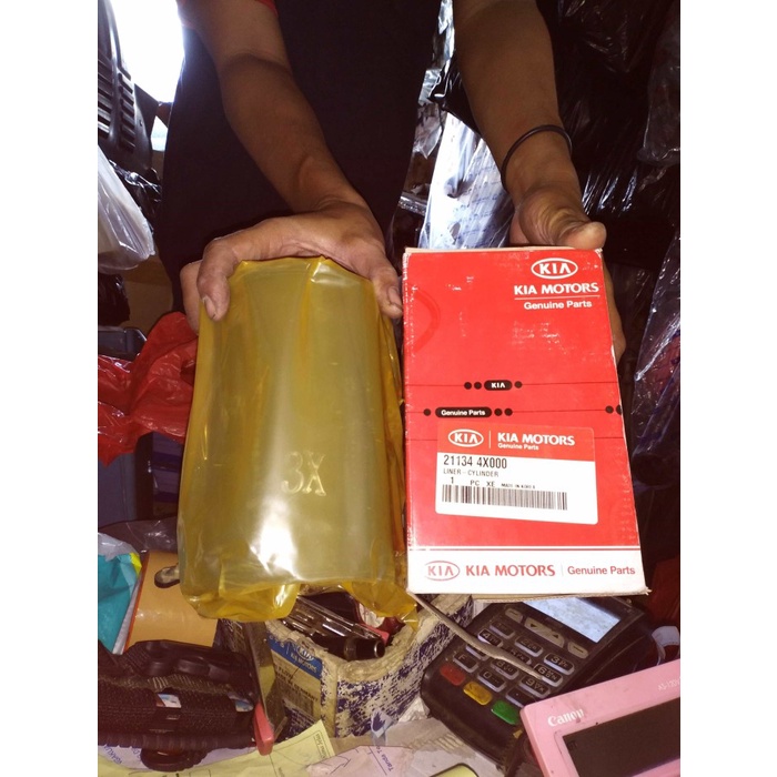 liner cylinder boring liner piston ori kia sedona diesel ORIGINAL ( gigantic store.id )