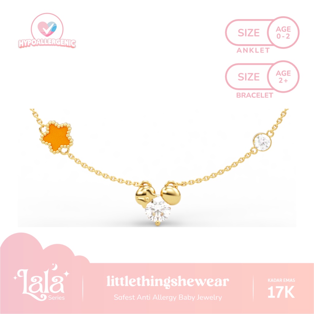 Gelang Littlethingshewear Lala Mouse - BK-LALA 2,21gr