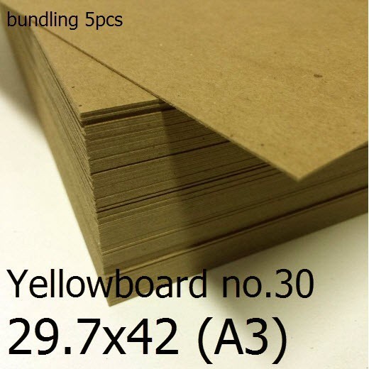 

Papan Jalan Yellow Board No.30 Bot Karton Hard Board - 29.7X42 A3 Bundling