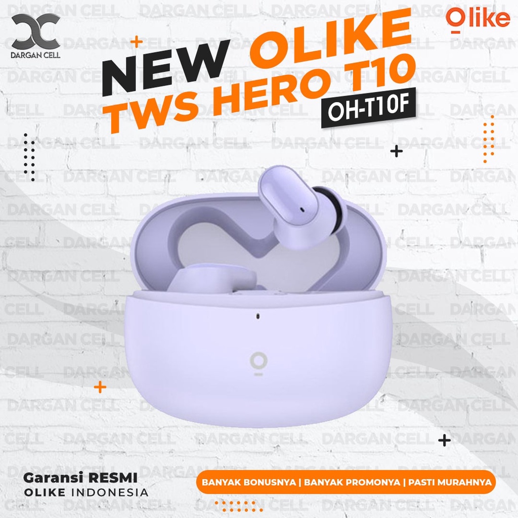 OLIKE TWS EARPHONE HERO T10 GARANSI RESMI OLIKE 1 TAHUN