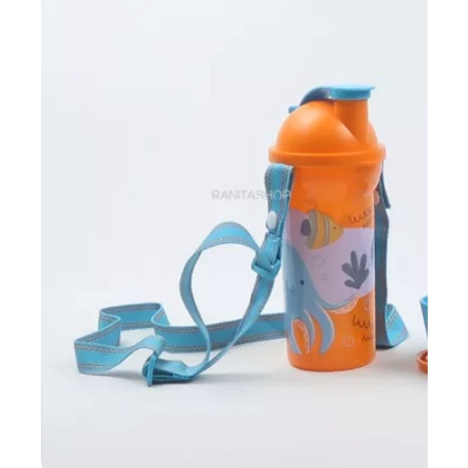 botol minum anak lengkap tali 500ml original tupperware
