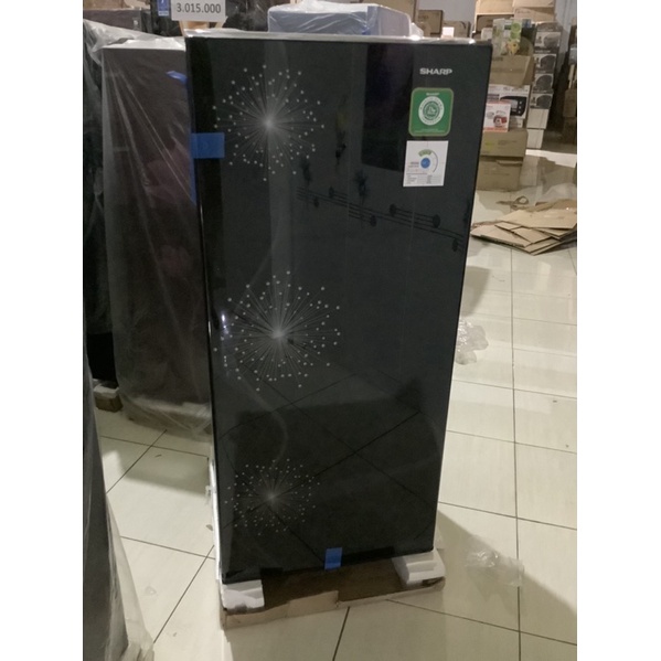 SHARP KULKAS 1 PINTU SJX 197 WDW DOUBLE FREEZER