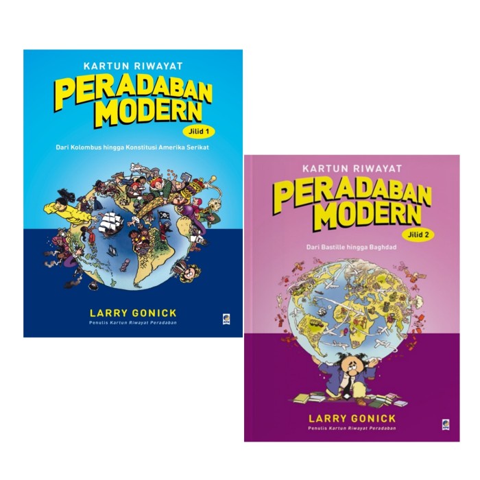 

Paket Buku Kartun Riwayat Peradaban Modern Larry Gonick