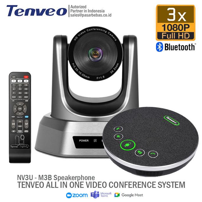 Tenveo Grup Conference System Camera PTZ &amp; Speakerphone Zoom Meeting