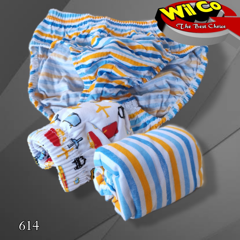 K614 - (Harga 1Pcs) CELANA DALAM ANAK PAKAIAN DALAM ANAK COWOK AGREE SIZE S - XL
