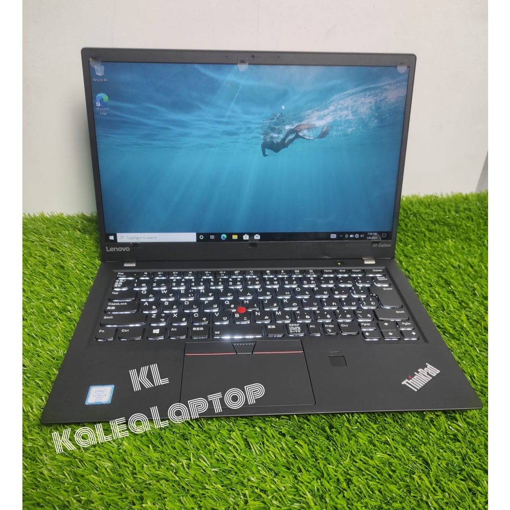 Laptop Lenovo Thinkpad X1 Carbon 5th Core i5 GEN 7 RAM 8 SSD 512 MULUS NO MINUS BERGARANSI