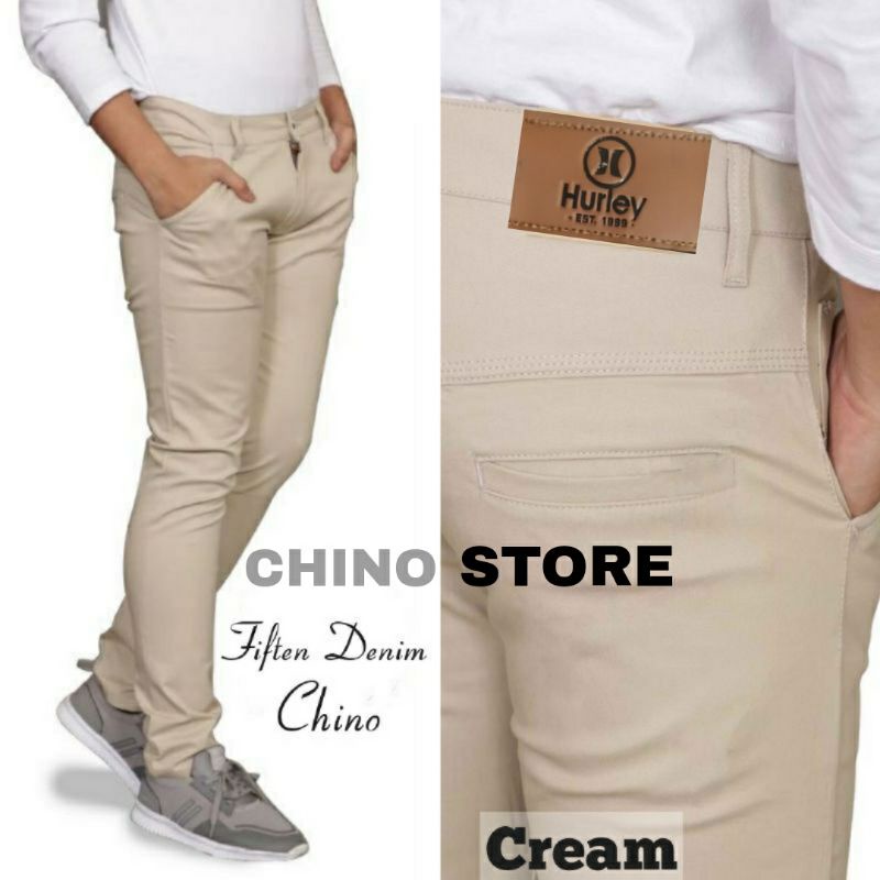 CELANA PANJANG PRIA CHINO Slimfit PREMIUM kantor Cowok Gentleman 27 - 38