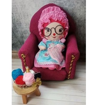 boneka shazmee playset "nenek merajut"