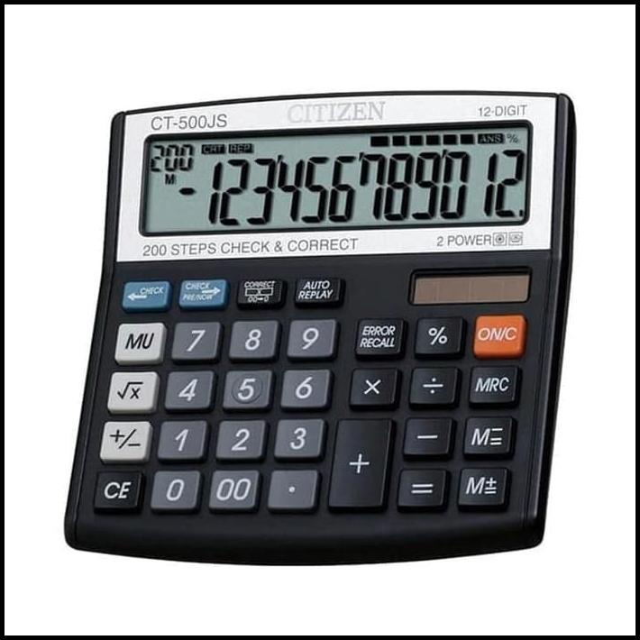 

Kalkulator Citizen Ct-500Js 12 Digit Calculator Dagang Besar Ct 500 Js