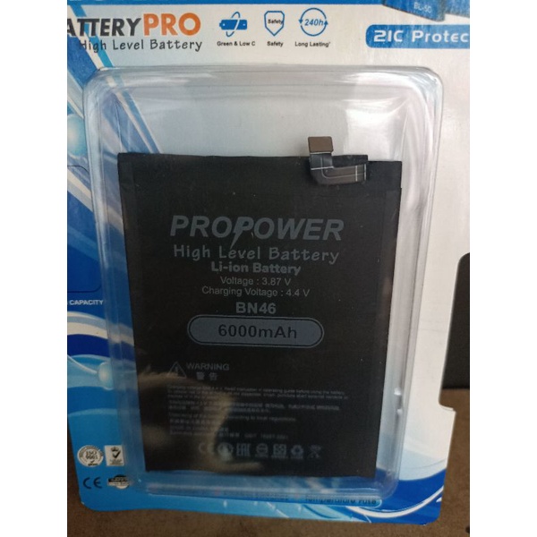 Baterai batre Double power Xiaomi redmi 7/note 8 PRO POWER