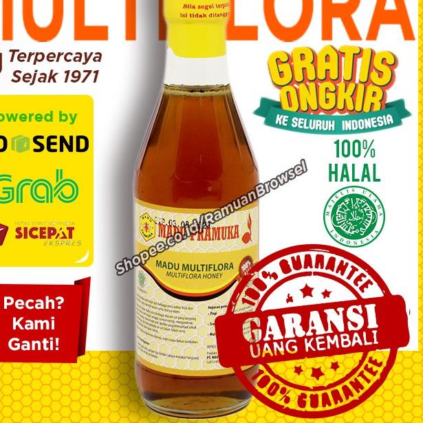 

COD[KF7]-Madu Multiflora Pramuka 350ml Alami