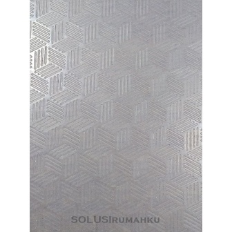 ( 1 ROLL = 50 MTR ) Fiber Pagar CUBIC PUTIH / Plastik Tutup Pagar KUBIK PUTIH