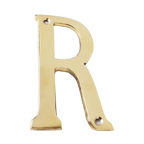 Jual @#@#@#] 4" Huruf Alamat Rumah Kantor Gedung Kuningan / Brass