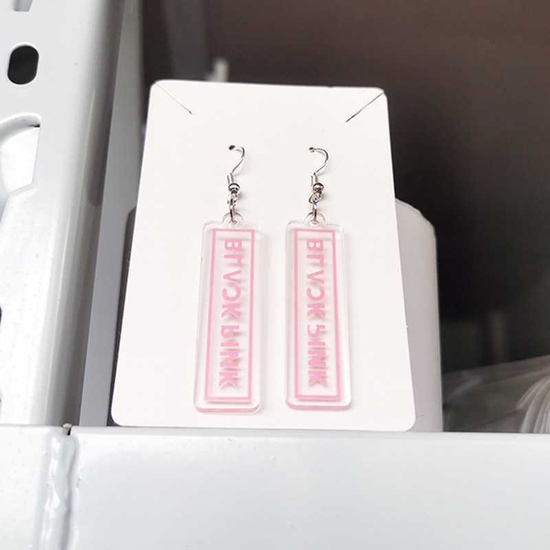 KPOP BIGBANG black pink TXT Acrylic Earrings Accessories Star Peripherals Jisoo Jennie Rose Lisa Blink BP