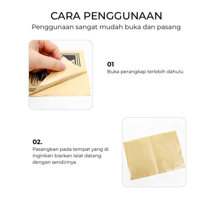 isi 10 Lem Papan kertas Lalat Kecoa Cicak Cap LOWE Sakti Glue Pad