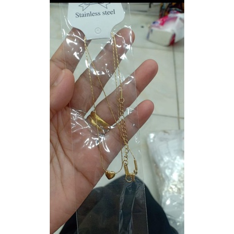 Kalung titanium asli,panjang kurang lebih 45cm