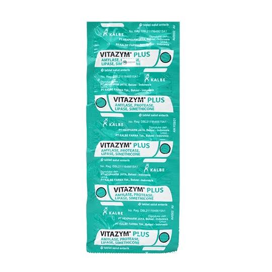 Vitazym Plus Strip 10 Tab ORIGINAL-BPOM