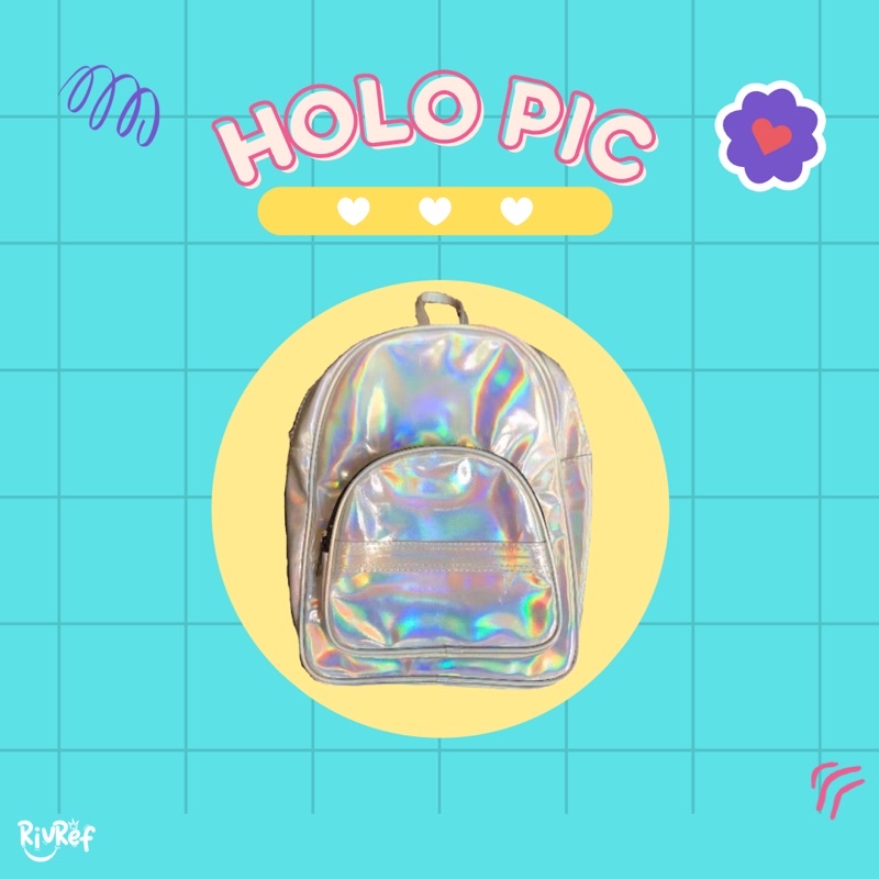Ransel hologram tas hologram backpack tas sekolah anak perempuan tas ransel anak tas anak tk ransel 