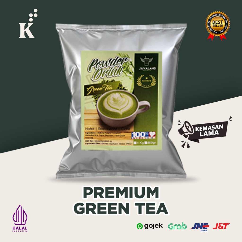 Bubuk Minuman Premium Green Tea Javaland Grande 1kg