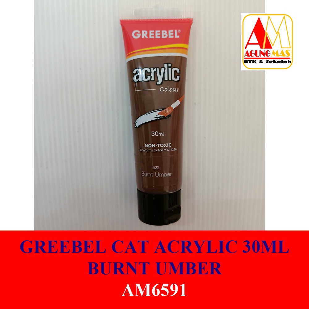 

GREEBEL CAT ACRYLIC 30ML BURNT UMBER