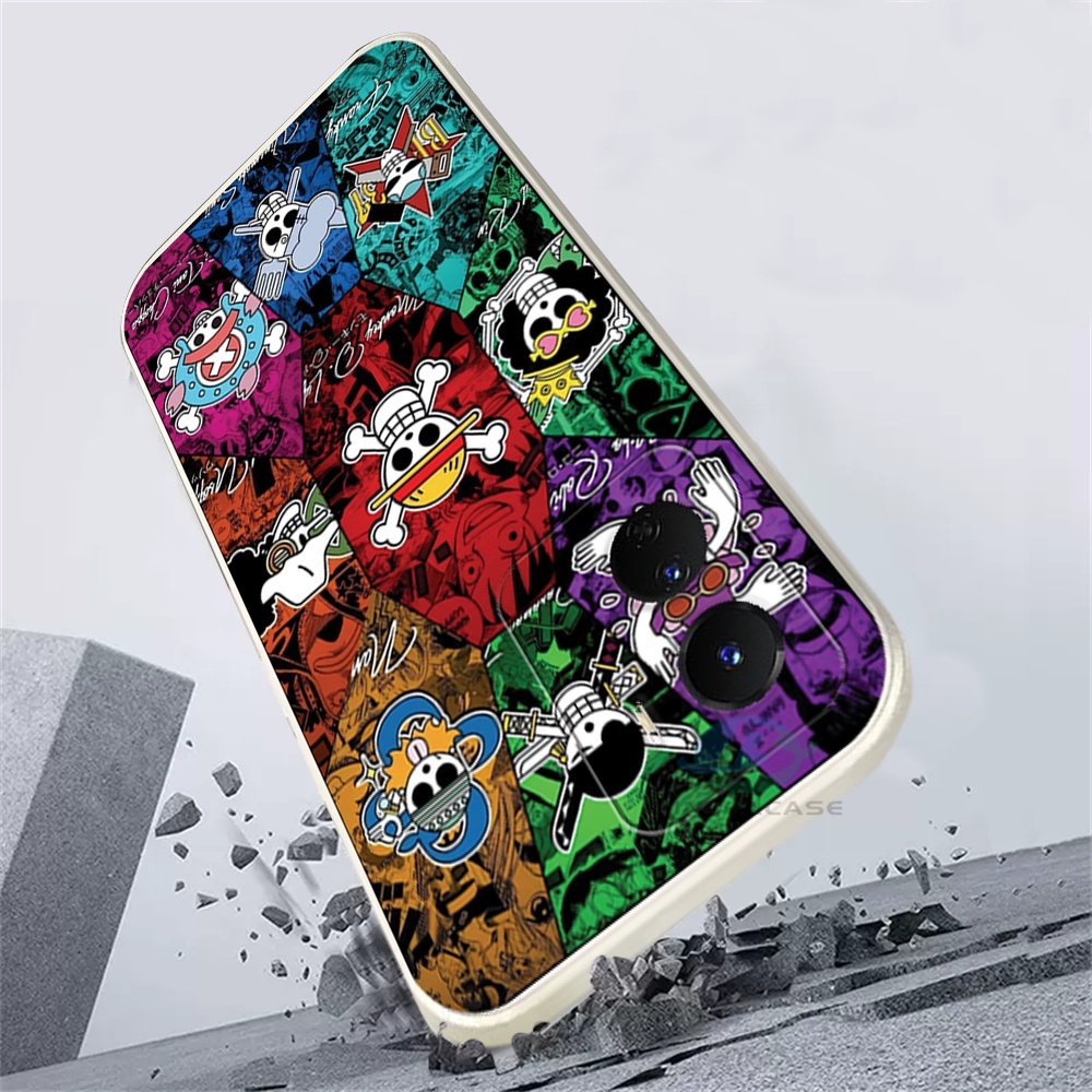 Samsung A13 A03 A03S A23 A22 A21S A12 A02S A11 A51 A10 A30 A50 A52 A20S A10S M12 J4 Plus J7 Pro Jepang One Piece Luffy Dan Brook Casing Ponsel Silikon Lembut Binteacase