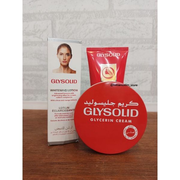 GLYSOLID WHITENING LOTION & GLYSOLID GLYCERIN CREAM