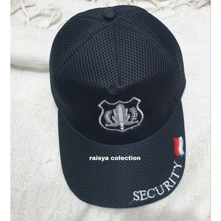 topi security model terbaru / topi satpam model terbaru / topi security jaring / topi satpam jaring