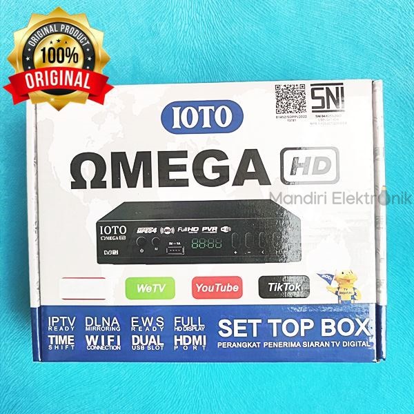 Set Top Box (STB) TV Digital DVB T-2 STB IOTO OMEGA - 4 MB STB Omega IOTO