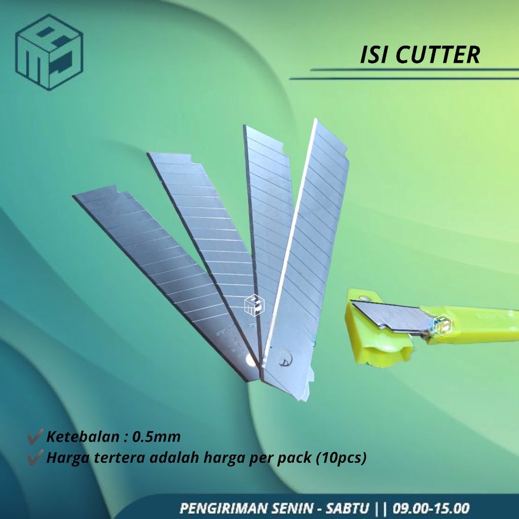 

Isi Cutter refil Cuter Pisau Tajam Tebal Terlaris