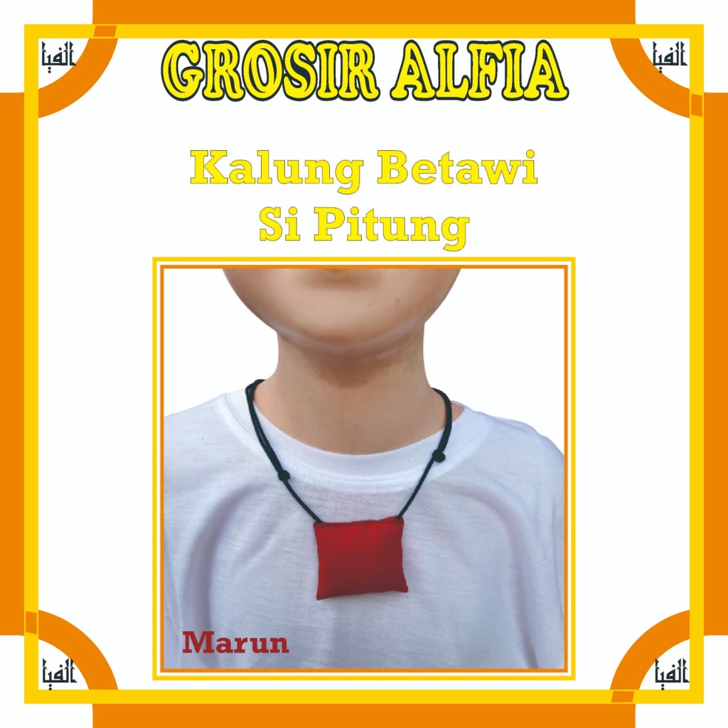 Kalung aksesoris betawi/kalung betawi/aksesoris kalung Jawara