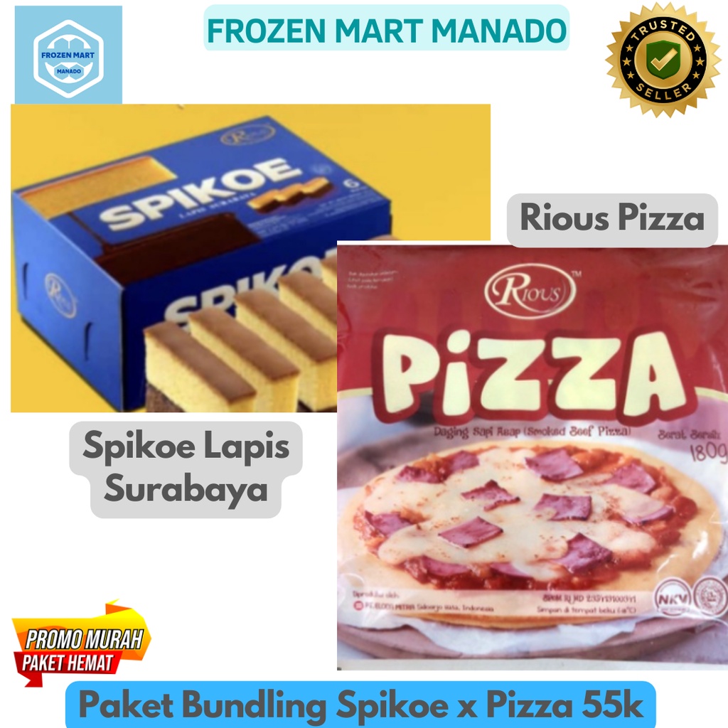 

Paket Bundling Spikoe x Pizza 55k - Frozen Mart Manado (Frozen Food Manado)