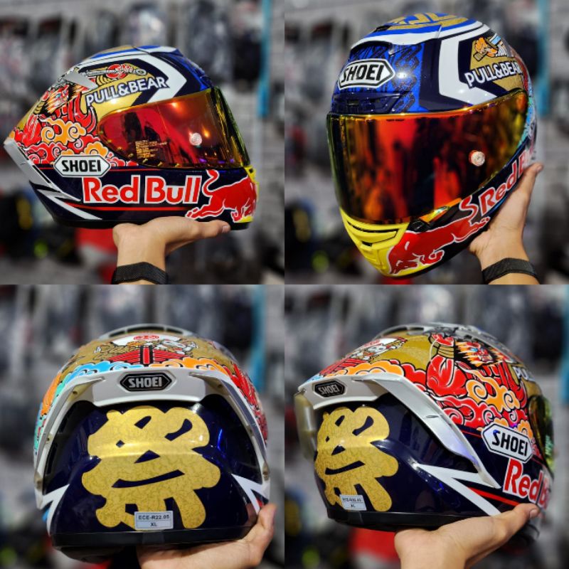 helm shoei x14 xspirit motegi3 redbull