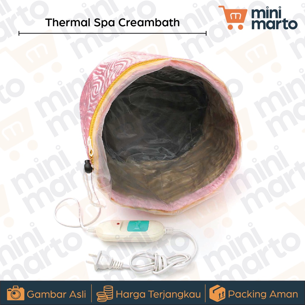 Steamer Cap Atau Topi Creambath Electric Overheat Thermal Heat Spa Hair - Minimarto