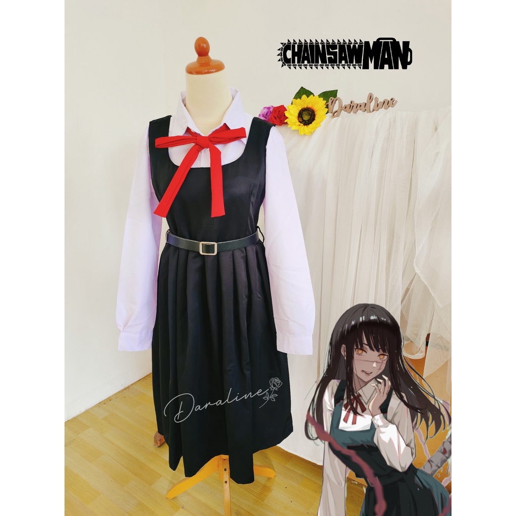 KOSTUM COSPLAY ASA MITAKA CHAINSAW MAN