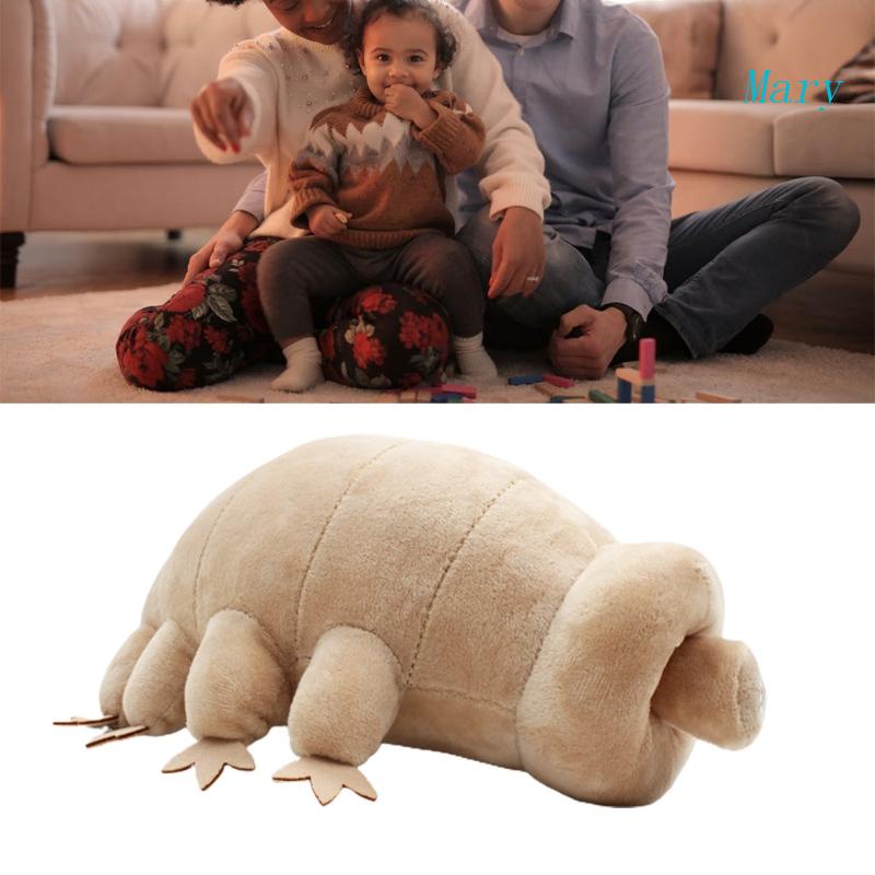Mary Tardigrade Plush Untuk Boneka Kartun Beruang Air Mainan Mewah Lucu Deep Sea Creatures Pillow Baby Comfort Toy Room Decor G