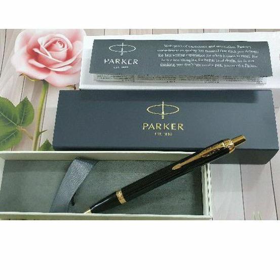 

Pulpen Parker Original IM New Lq Black GT Ballpoint Gratis grafir Nama Atau Logo Best Product )V ♪