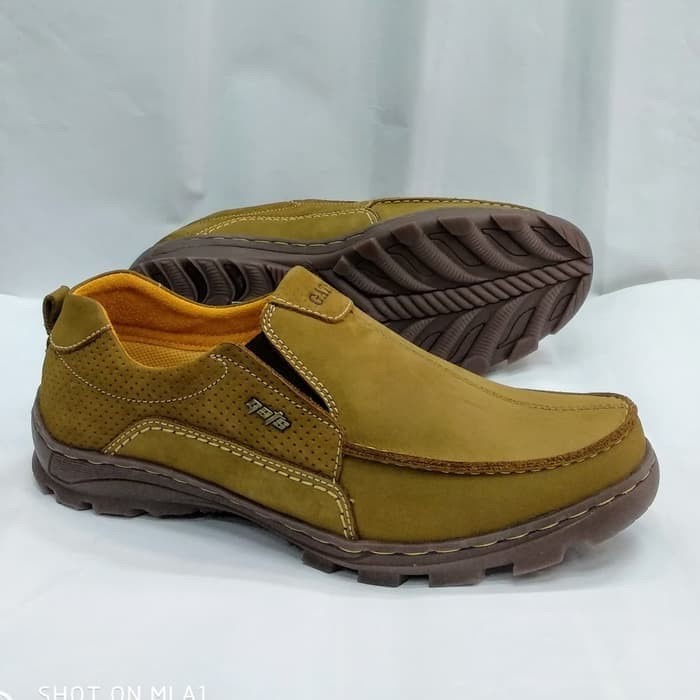 Sepatu Kulit Gats TO 2203 Camel original gats