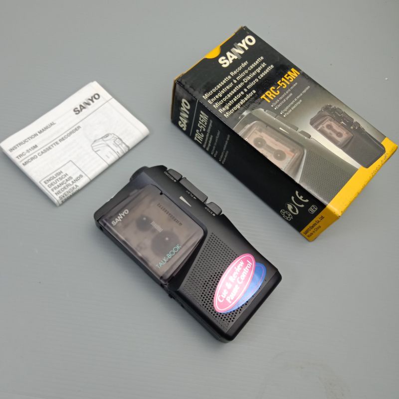 Voice recorder micro cassette walkman sanyo TRC 515M