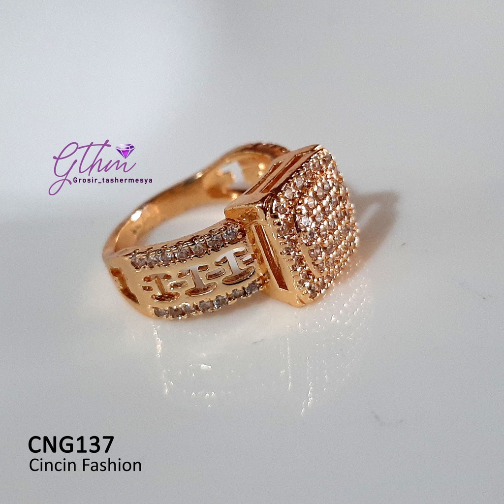 Cincin Wanita Elegan Mewah Perhiasan Fashion Import Premium Anti karat cng137 gthm