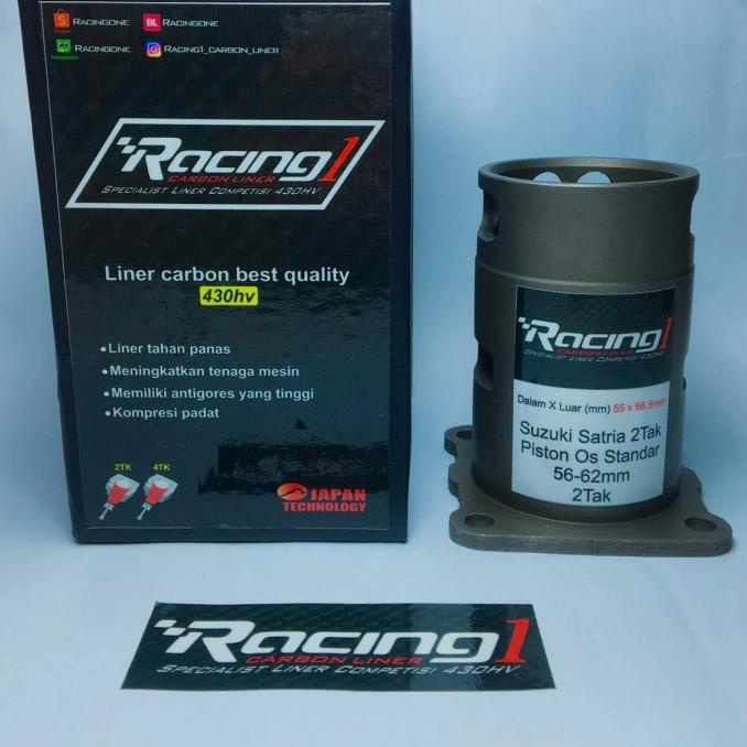 Liner Boring Liner Full Carbon Racing One Satria 2T Piston 56-62
