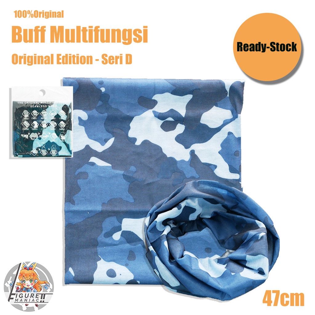 Buff - Slayer Sapu tangan Buff Masker Multifungsi Baf Bandana Motif Full Color Mix