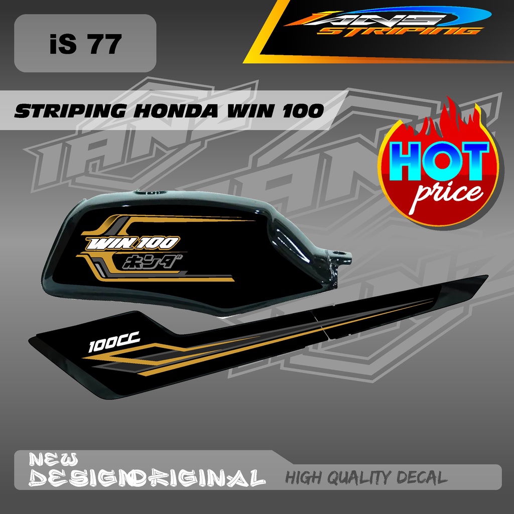 DECAL STRIPING LIST TANGKI WIN100 CUSTOM DECAL HOLOGRAM / NON HOLOGRAM IS77