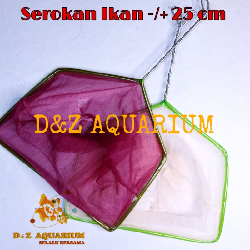 Saringan Besar Ikan Hias Serokan Aquarium 25 cm Seser Jaring Ikan