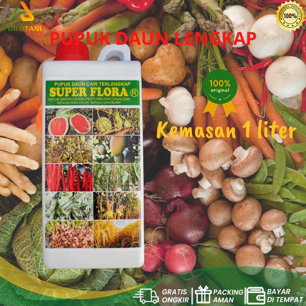 Pupuk Daun Cair Terlengkap Super Flora