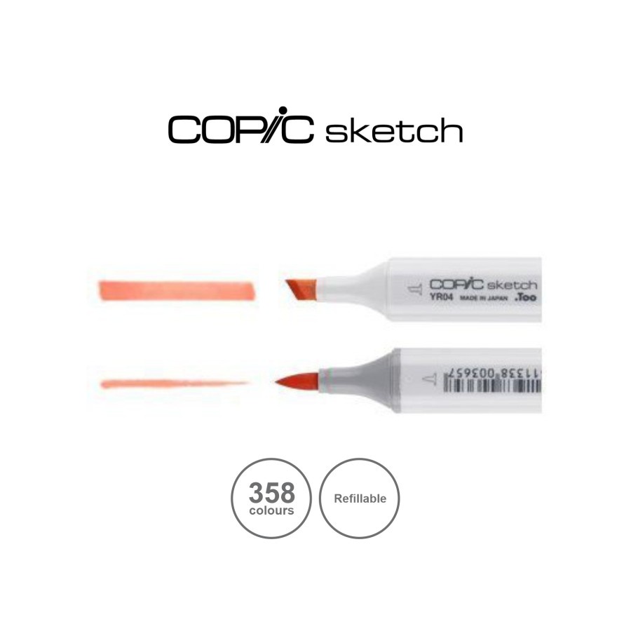 Copic Sketch Marker W (Warm-Gray) Series CSM/W - Satuan