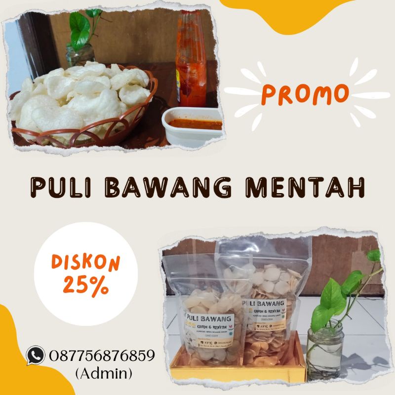 

Krupuk Puli Bawang Mentah