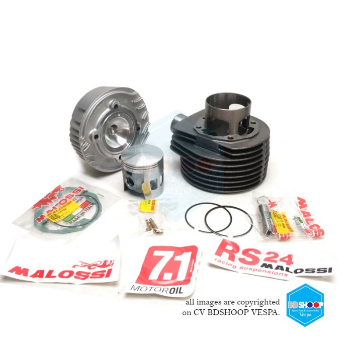 block cylinder kit malossi 177 vespa sprint px excel