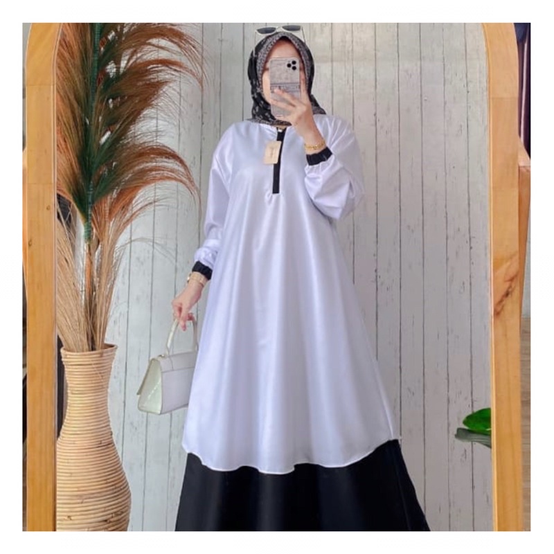 gamis asn gamis hitam putih pegawai seragam pegawai gamis hitam putis asn baju hitam putih asn pegaw